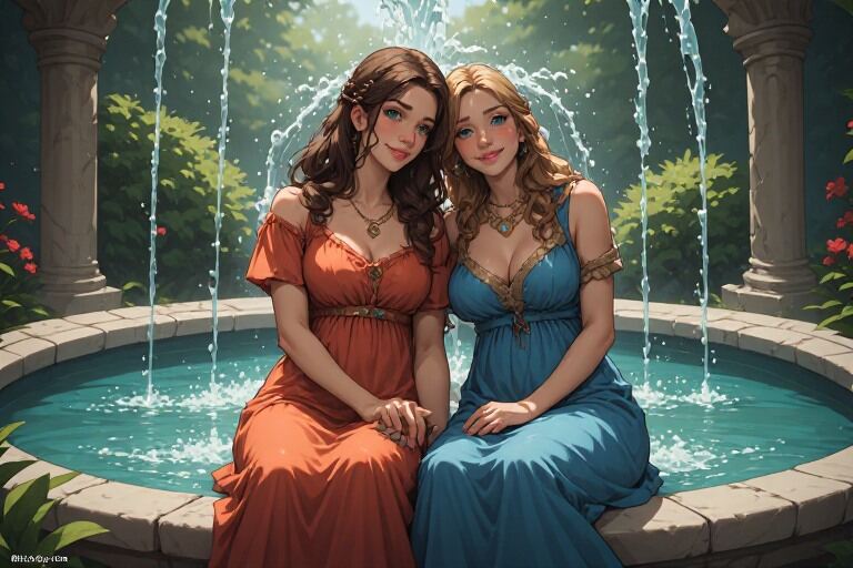 Taking Mom to New Places Didn't Go Exactly as Planned fountain(1)